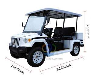 Pasokan pabrik Tiongkok kualitas tinggi 48V Mini Lithium 4 kursi kereta Golf mobil patroli Mini elektrik - Product Image 2