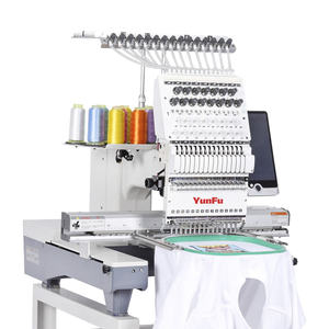 EE. UU. Venta caliente 12/15 agujas multifuncional una cabeza máquina de bordado computarizada 1200 Rpm velocidad núcleo de rodamiento de alta calidad - Product Image 5