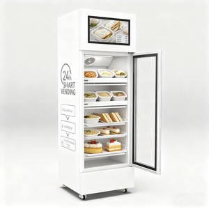 Réfrigérateur intelligent à grande capacité, distributeur automatique de boissons, magasin en libre-service sans surveillance avec paiement par carte de crédit au bureau - Product Image 1