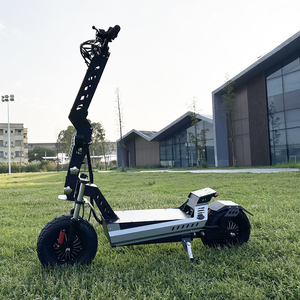 13inch <b>Off</b> Road Tire Powerful E Scooter Double Motor LCD Screen Dual Drive Controller Front Rear Hydraulic Shock Absorption - Product Image 3