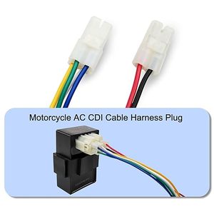 สายไฟ <span class=keywords><strong>CDI</strong></span> ปลั๊ก 4+2 พินพลาสติกสำหรับ GY6 50cc-150cc 4 จังหวะสกู๊ตเตอร์โมเพดเอทีวี ควอด โกคาร์ท - Product Image 2