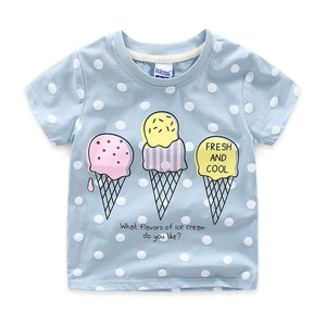 Productos de Moda, Camisetas Básicas con Cuello Redondo y Puntos para Niños, Marca Privada - Product Image 3