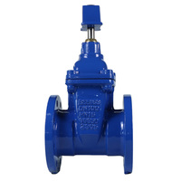 Vanne à opercule à tige non élévatrice DN200 PN16, vanne de régulation à bride en fonte ductile conforme aux normes ANSI BS pour l'eau municipale