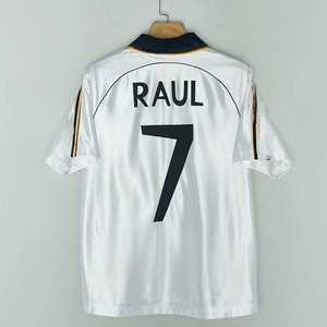 Uniformes de Fútbol Retro Personalizados al por Mayor de Primera Calidad, Versión 200304 9800, Clásicos ZIDANE RAUL, Camisetas Transpirables de Manga Corta - Product Image 3