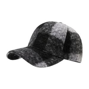 2025 New Arrival Autumn Winter Furry Baseball Cap Outdoor Casual Thickened Warm Windproof Cap Stitching Plaid Fuzzy Sports <b>Hat</b> - Product Image 5