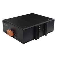 TiNCAM 10/100Mbps 4 SC Fiber Port 4 Ethernet Port OEM SM Simplex 20KM Din struktur rel untuk FTTH Industrial Network Switch