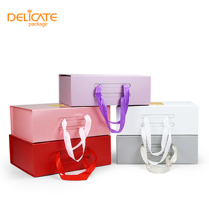 Box Custom Cardboard Luxury Black Magnetic Foldable Folding Packaging Boxes Shoe Box For Shoes With Logo