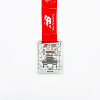 Medalla Personalizada del Campeonato Mundial M6 2025, Aleación de Zinc Chapada en Oro con Diseño de Penang, Malasia