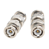 Adaptador Recto BNC-J3 al por Mayor, Conector RF de Cobre Puro Macho a Macho de 6G con Pin Interno, Cabeza Única