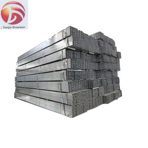Tube carré en acier au carbone soudé de précision S275JR ASTM A36 50mm 40mm <span class=keywords><strong>100x50</strong></span>, tube carré rectangulaire galvanisé GI soudé - Product Image 4