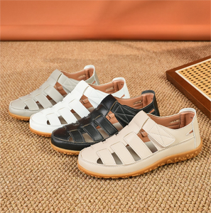 Alta calidad superventas moda <span class=keywords><strong>mujer</strong></span> verano plano PU Material zapatos <span class=keywords><strong>de</strong></span> talla grande señora zapatos - Product Image 1