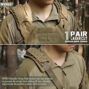 2PCS 3D Soft Mesh Tactical Shoulder Pads Respirant Comfort Cushion Vest Shoulder Strap Pad Support - Product Image 3