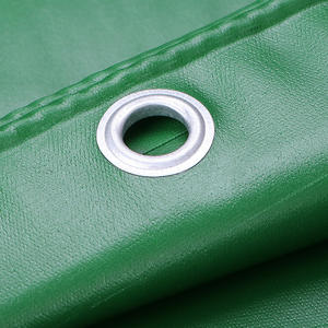 Toile de bâche PVC épaisse 400g anti-UV imperméable enduite, tissu brocart, protection solaire, accessoires de toile de bâche cargo verte résistante à la pluie - Product Image 1