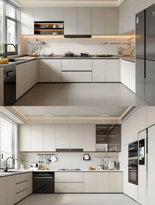 Muebles de Cocina a Medida de Diseño Escandinavo con Despensa Integrada para Proyectos de Apartamentos - Product Image 2