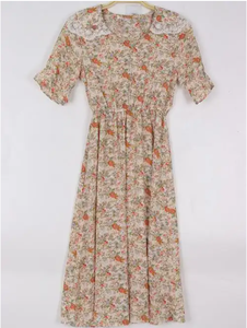 Abito Lungo Estivo in Seta per <span class=keywords><strong>Donna</strong></span> di Seconda Mano, Usato con Cura Come Nuovo, Alta Qualità, <span class=keywords><strong>Prima</strong></span> Scelta, Vestito di Moda Preloved - Product Image 2