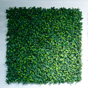 Mur végétal décoratif pour jardin, clôture en herbe synthétique, feuillage vert, plantes artificielles pour la décoration murale - Product Image 1