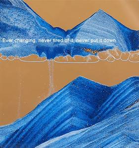 Peinture de sable coulant verre artisanat veilleuse créative décoration de la maison lampe 3D stéréoscopique Art sablier lampe de bureau - Product Image 5