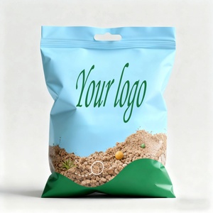 Sachets refermables en plastique personnalisés, imprimés, réutilisables, à fond plat, anti-odeur, en Mylar, pour l'emballage d'agriculture, de terreau, d'aliments et de semences - Product Image 6