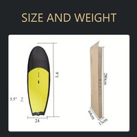 Fibre de carbone EPS époxy Dur kite surf hydro feuille conseil