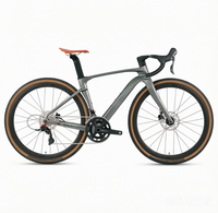 Vélo de route en fibre de carbone Twitter Gravel V3 RS 24 vitesses avec freins à disque hydrauliques et axe traversant, 700*40C – Vélo de gravel – Offre spéciale