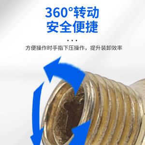 ตัวเก็บเสียงลมแบบปรับได้ของ Wentai Pneumatics ทำจากทองเหลืองชุบนิกเกิล สำหรับท่อหายใจและอุปกรณ์อัตโนมัติ - Product Image 4