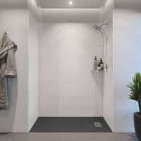 Wiselink 12mm Epaisseur Acrylique Calacatta Dalle Translucide Décoration Intérieure Douche Panneau Mural Solide Surface Feuille Grande Dalle