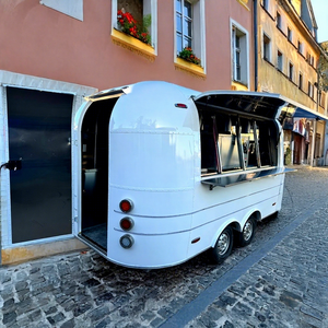 Remolque Móvil Estándar Australiano 2025, Remolcable, de Fibra de Vidrio y Aluminio, para Venta de Snacks, Comida y Papas Fritas - Product Image 1