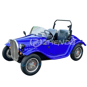 Nouvelles Voitures de Luxe en Promotion : Voiture Électrique Classique Vintage 2 Places pour le Tourisme et les Visites Touristiques - Mini Cart Classique - Product Image 1