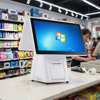 Système de caisse tactile tout-en-un pour la vente au détail avec imprimante thermique intégrée, Android 11, Bluetooth/Wi-Fi 6