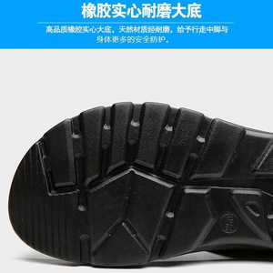 Sanlinuno Sandales à lanières en T pour hommes, à bout ouvert, semelle extérieure en caoutchouc, antidérapantes, chaussures d'été décontractées - Product Image 4