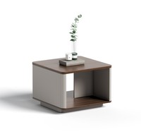 Table basse convertible de luxe contemporaine en bois massif avec rangement, portable, écologique, durable, facile à nettoyer, pour bar à domicile moderne