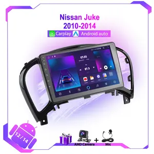 Radio de coche 4G WIFI Android 12 para <span class=keywords><strong>Nissan</strong></span> <span class=keywords><strong>Juke</strong></span> YF15 2010-2014 reproductor de vídeo Multimedia BT Carplay unidad principal de navegación GPS sin DVD - Product Image 2