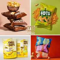 Sachets d'Emballage Personnalisés pour Chips de Pommes de Terre en Feuille d'Aluminium et Plastique, Sachets Alimentaires pour Chips de Banane Plantain, Sachets pour Snacks de Pommes de Terre