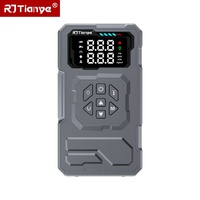 Démarreur de voiture et compresseur d'air 4-en-1 12V, alimentation d'urgence 960A de crête, arrêt automatique, gonfleur portable de secours