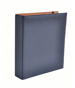 Customize High Quality Fuxi FX-24 PU Leather Ring Binder / 3 Ring Binder / Embossed <b>A4</b> File <b>Folder</b> with UV Printing - Product Image 2