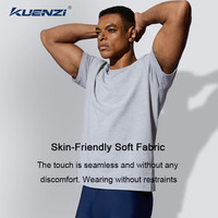 Camiseta para Hombre Kuenzi, Corte Regular, 230 g/m², 100 % Algodón, Duradera y Suave, OEM/ODM, Marca Privada, Pedido al por Mayor