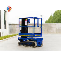 Plateforme élévatrice à mât vertical automotrice sur chenilles 3,8 m - 5,8 m, vente directe en gros, élévateur télescopique pour personnel
