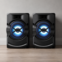 Enceinte sans fil double 300W sur pied pour DJ, idéale pour bars et soirées, prend en charge le TWS