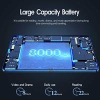 Tablet Android M50-L10 10 Inci, Tablet dengan Keyboard Mouse 16GB RAM 256GB ROM/128GB Android Dual SIM 4G Kamera 8MP 8000mAh