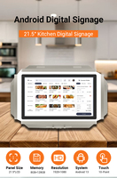 Nuevo Monitor de Cocina Todo en Uno con Pantalla Táctil Intel KDS Industrial de 15.6 Pulgadas, Android 14, POS, Tablet para Restaurante con Wi-Fi