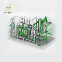 30t maïs maïs farine grain électrique processus de fraisage machine usine à vendre