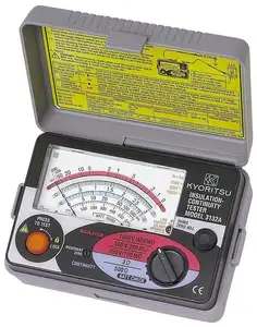 Kyoritsu 3132a preço de fábrica, isolamento analógico, continuidade, testador, tensão: 250v/500v/1000v, testador da terra