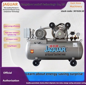 Compresor de Aire de Pistón Lubricado de Grado Industrial de 1.5Kw, Portátil, de Alta Tensión 380V, Antidesgaste, de Alta Capacidad, con Enfriamiento por Aire para Reparación de Neumáticos - Product Image 2