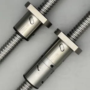 Çift somun yüksek kalite 25MM vidalı haddelenmiş C5 DFU2505 BALLSCREW