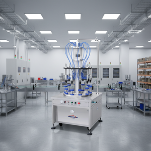 Machine électrique rotative pour liquides, 10 buses, semi-automatique, haute précision, pour flacons en verre de 200 ml, moteur, parfum, aromathérapie - Product Image 2