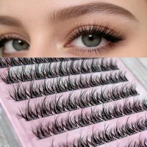 Fournisseur de cils autocollants sans colle de marque propre, pré-attachés pour l'extension et le recollage sur les cils - Product Image 1