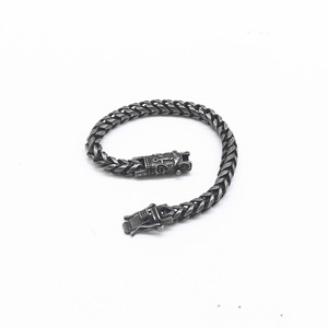 yunnique Pulsera con ancla de plata tibetana, cierre magnético unisex, joyería de regalo - Product Image 3