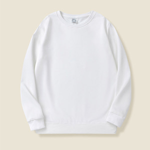 Family Matching Red Crew Neck Sweatshirt For Kids And Adults Solid Color Polyester Fiber Long Sleeve Casual Wear - Product Image 4