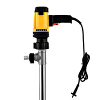 Pompe de transfert de liquides chimiques, de carburant diesel et d'huile électrique Normas 1300W avec tube en plastique, acier inoxydable et alliage d'aluminium