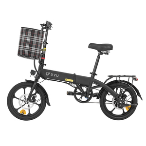 Bicicleta Elétrica Dobrável Leve com Quadro de Aço de 16 Polegadas, em Estoque no Reino Unido, UE e Alemanha, com Alcance de 50-60KM para Adultos - Product Image 2
